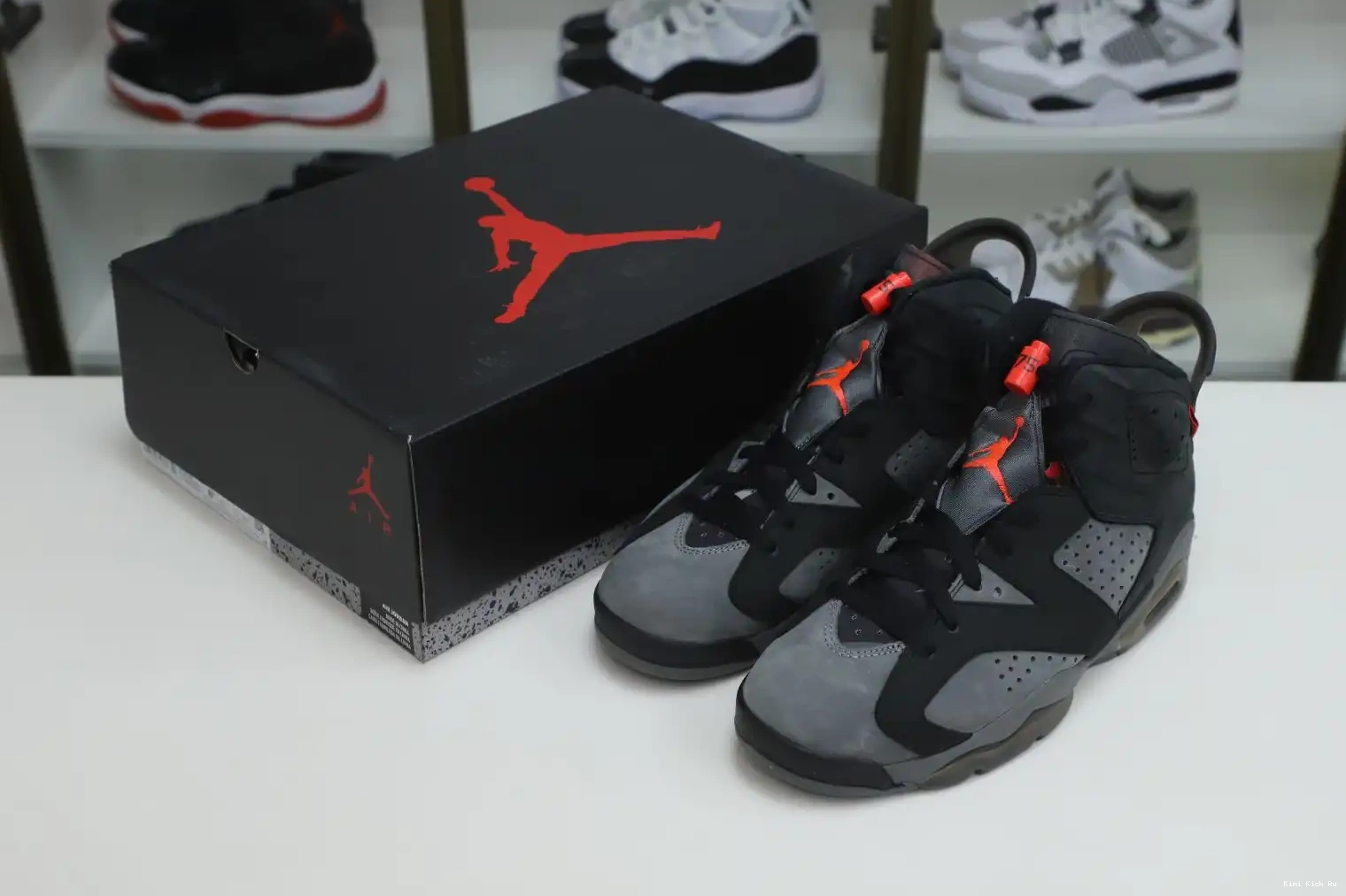 JORDAN AIR PARIS SAINT-GERMAIN RETRO 'IRON Kimikick GREY' 6 X 0324